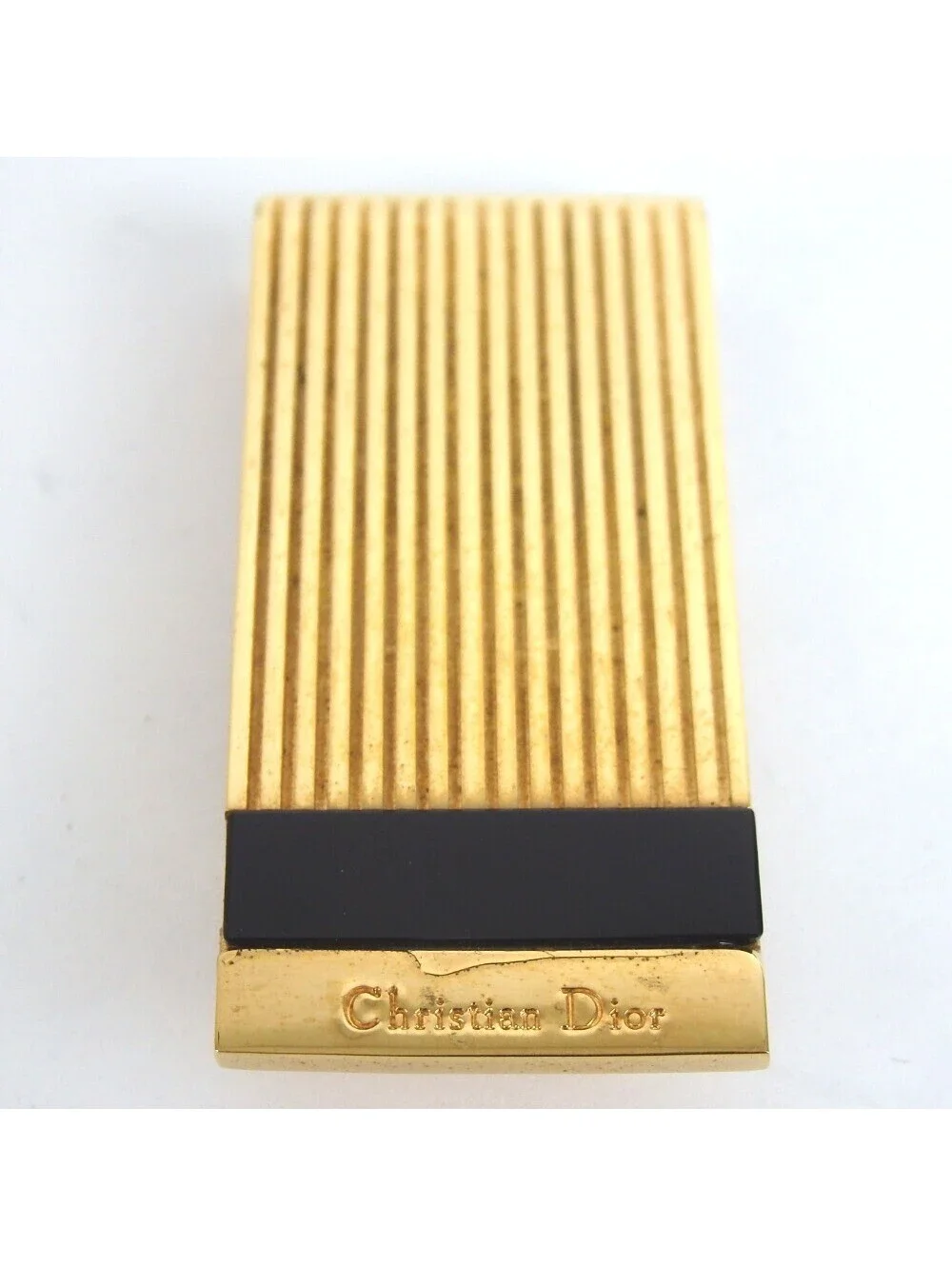 Authentic ChristianDior Money Clip metal[Used]